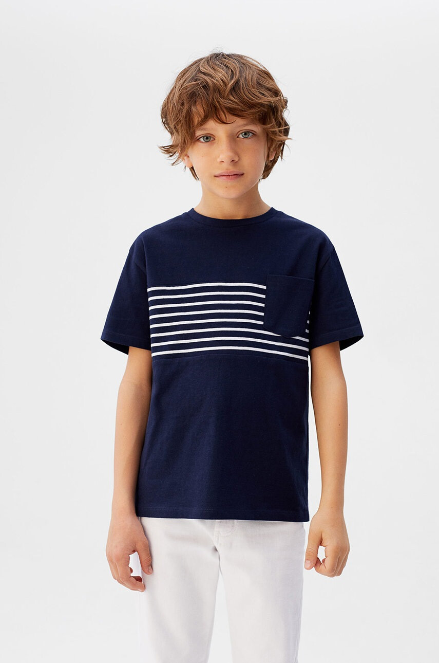 Mango Kids Детска тениска Marine - Pepit.bg