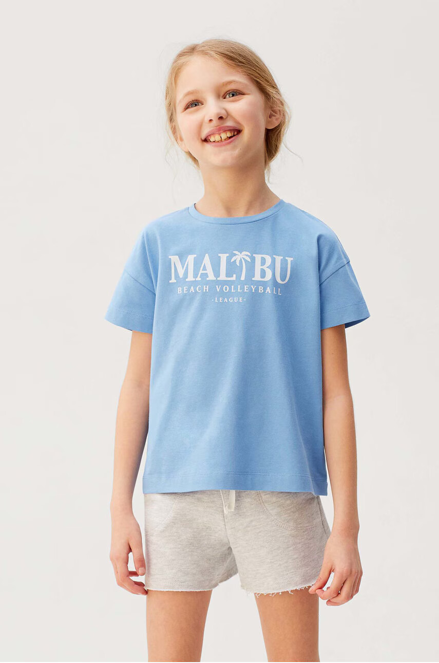 Mango Kids Детска тениска Nicia 110-164 cm - Pepit.bg