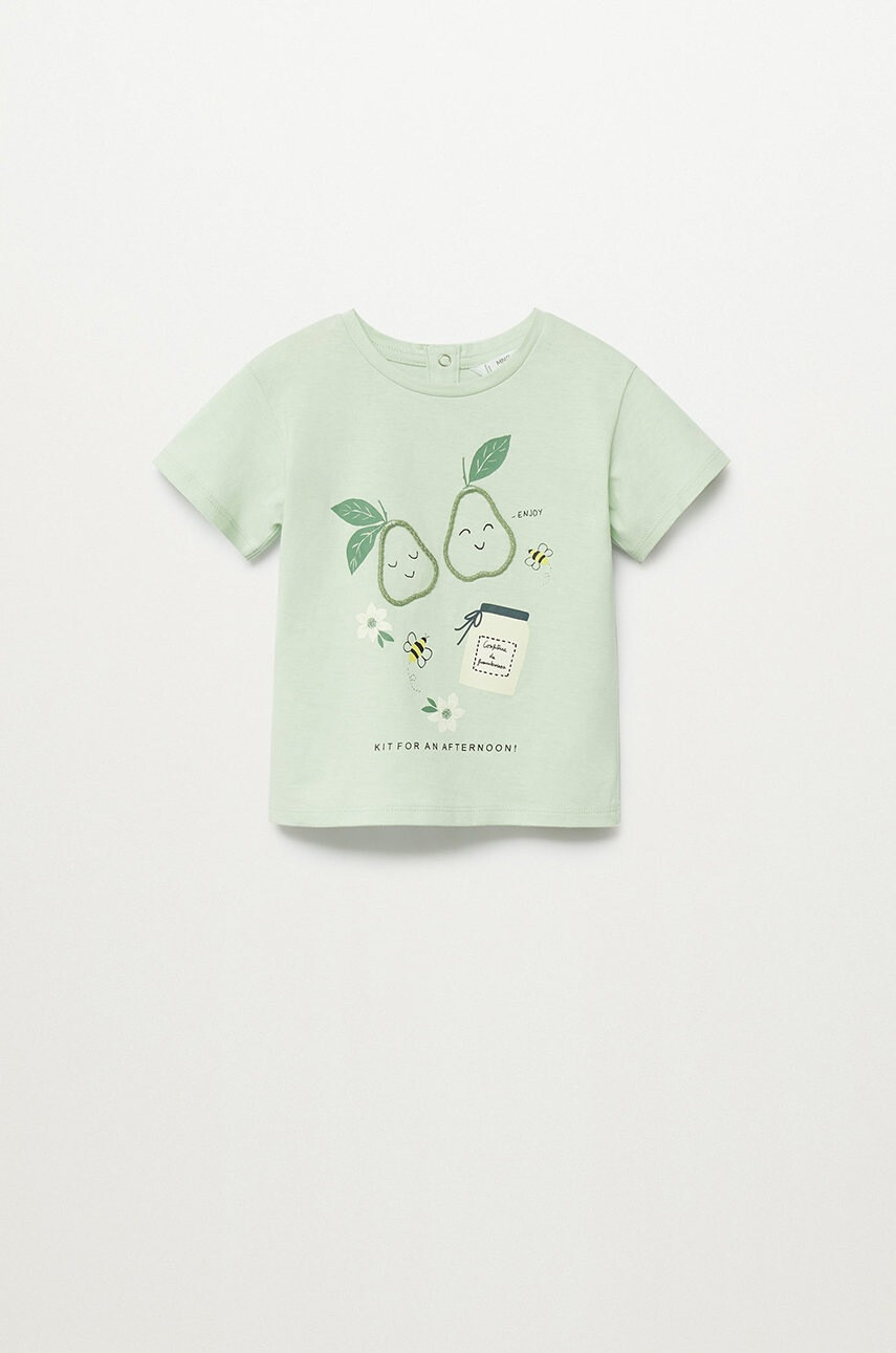 Mango Kids Детска тениска Pera 80-104 cm - Pepit.bg
