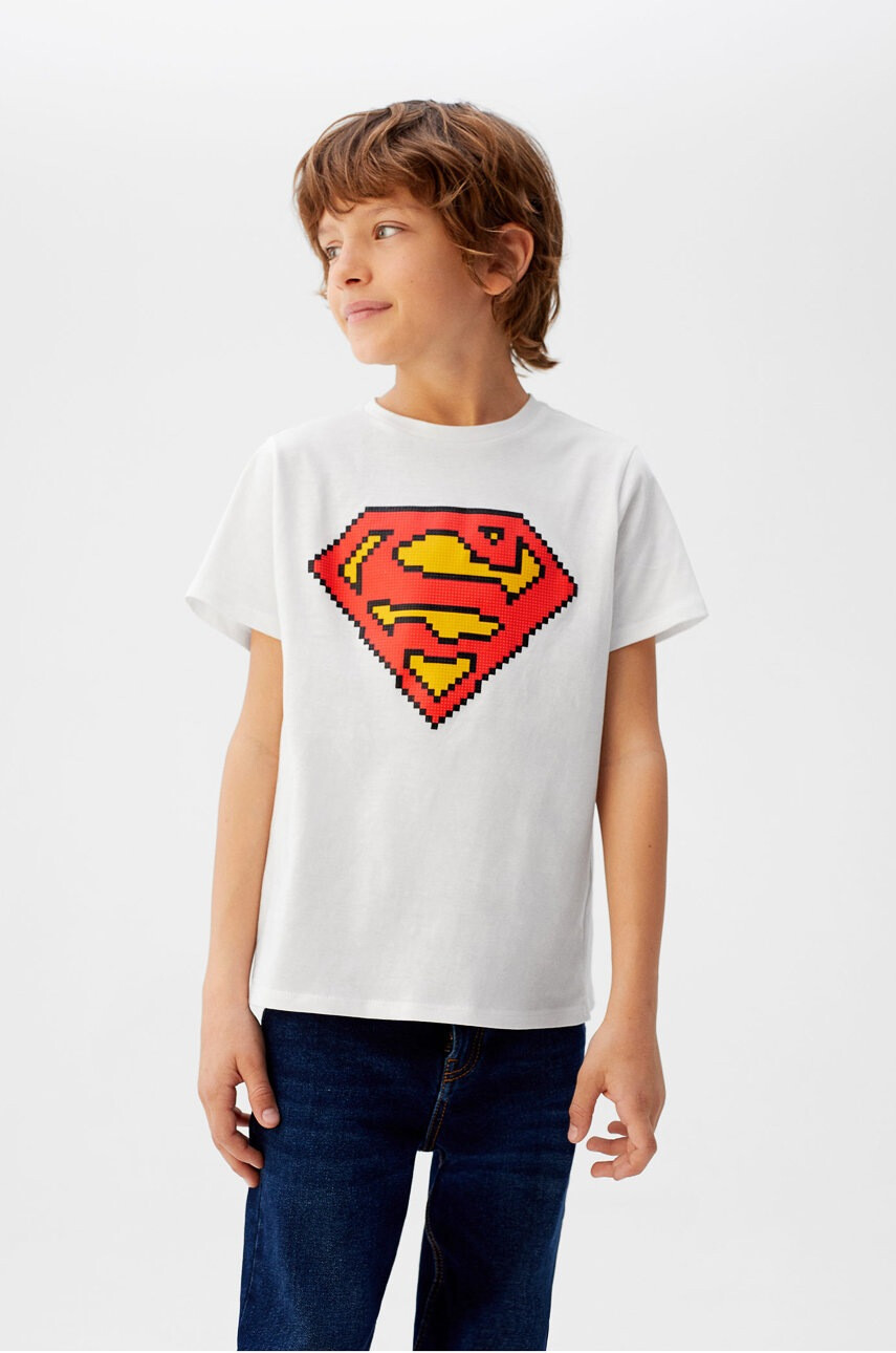 Mango Kids Детска тениска Pixel 110-164 cm - Pepit.bg