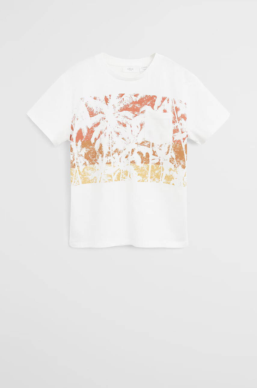 Mango Kids Детска тениска Quim 110-164 cm - Pepit.bg
