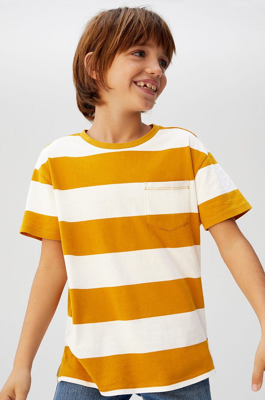 Mango Kids Детска тениска Rayas62 110-164 cm - Pepit.bg