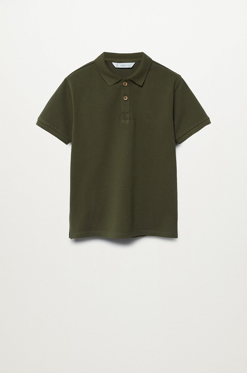 Mango Kids Детска тениска с яка Polo 110-164 cm - Pepit.bg