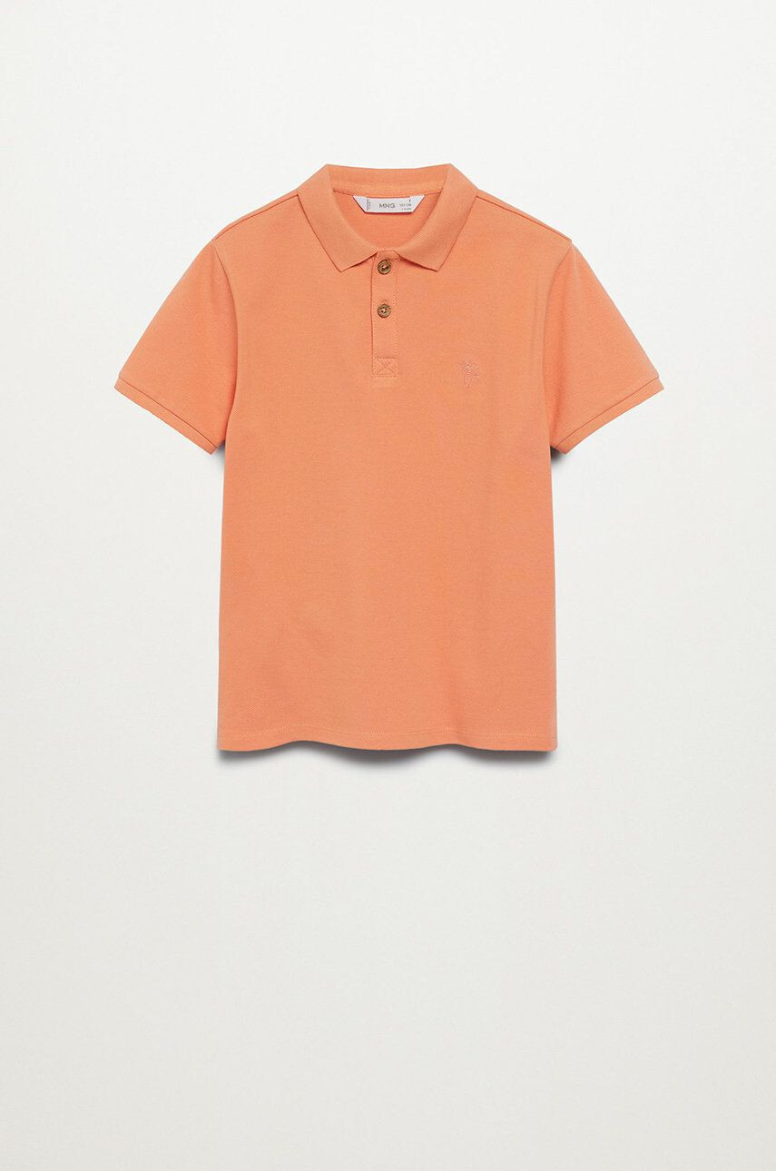 Mango Kids Детска тениска с яка Polo 110-164 cm - Pepit.bg