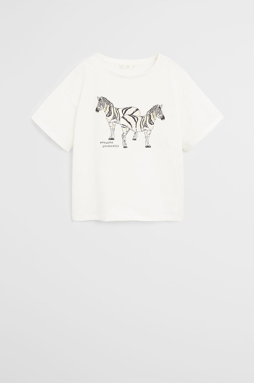 Mango Kids Детска тениска Safari 110-164 cm - Pepit.bg