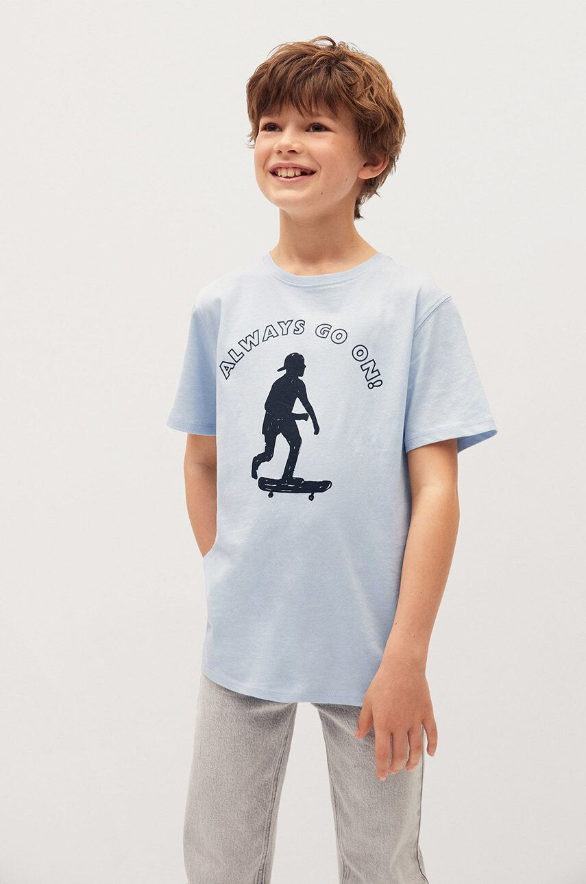 Mango Kids Детска тениска SKATER - Pepit.bg