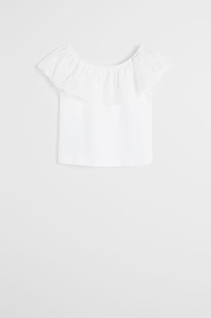 Mango Kids Детска тениска Sonia 110-164 cm - Pepit.bg