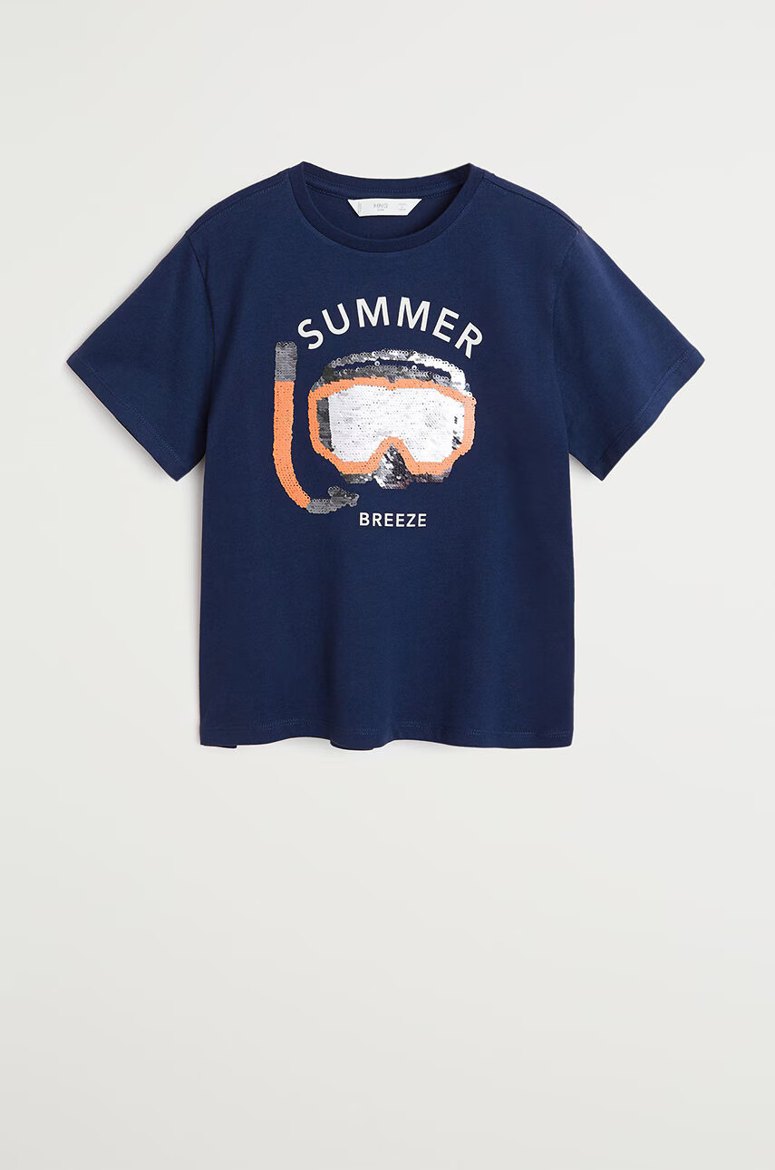 Mango Kids Детска тениска Summer 110-164 cm - Pepit.bg