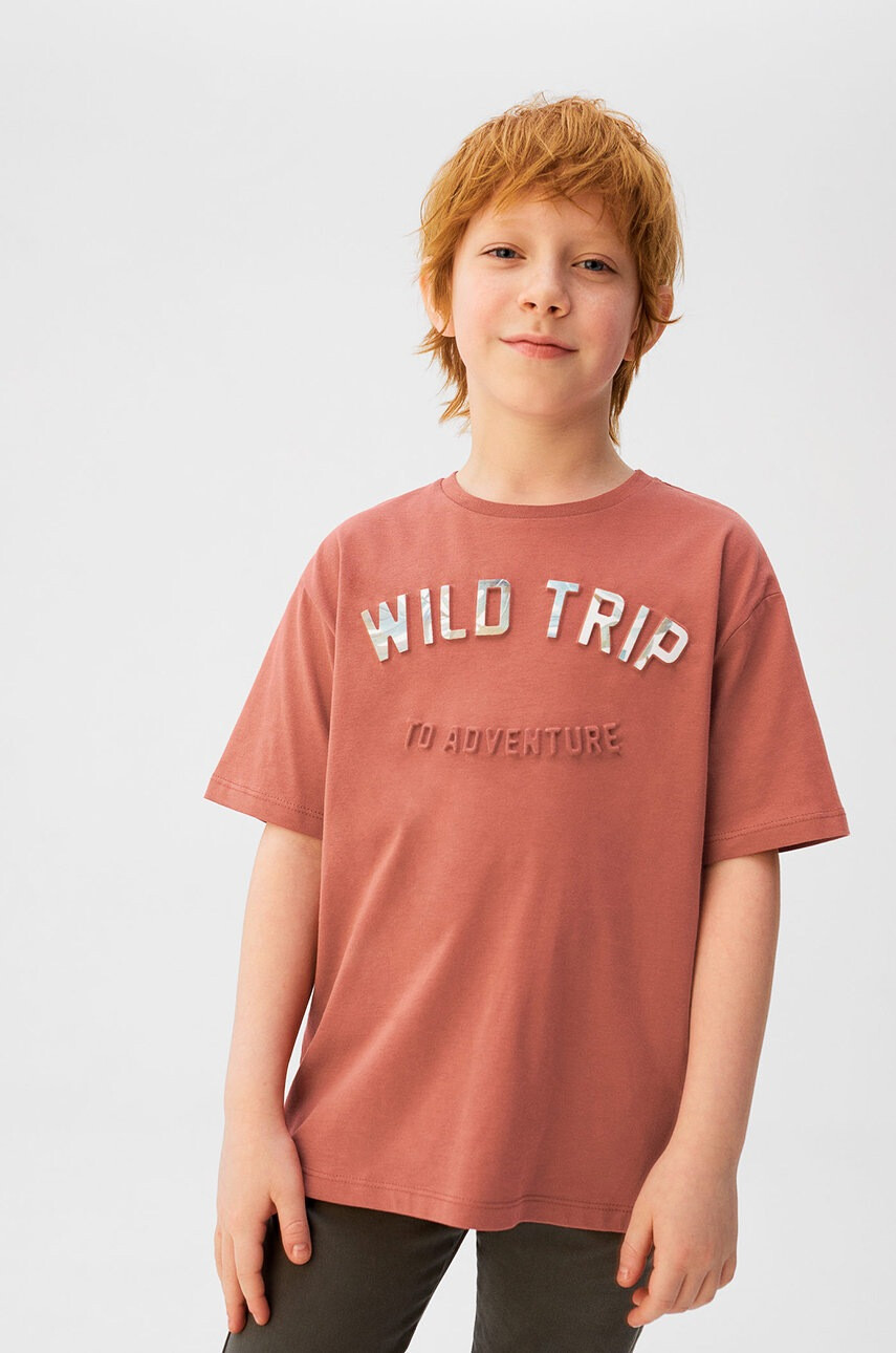 Mango Kids Детска тениска TRIP 110-152 cm - Pepit.bg