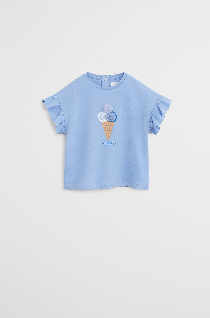 Mango Kids Детска тениска Tul 80-104 cm - Pepit.bg
