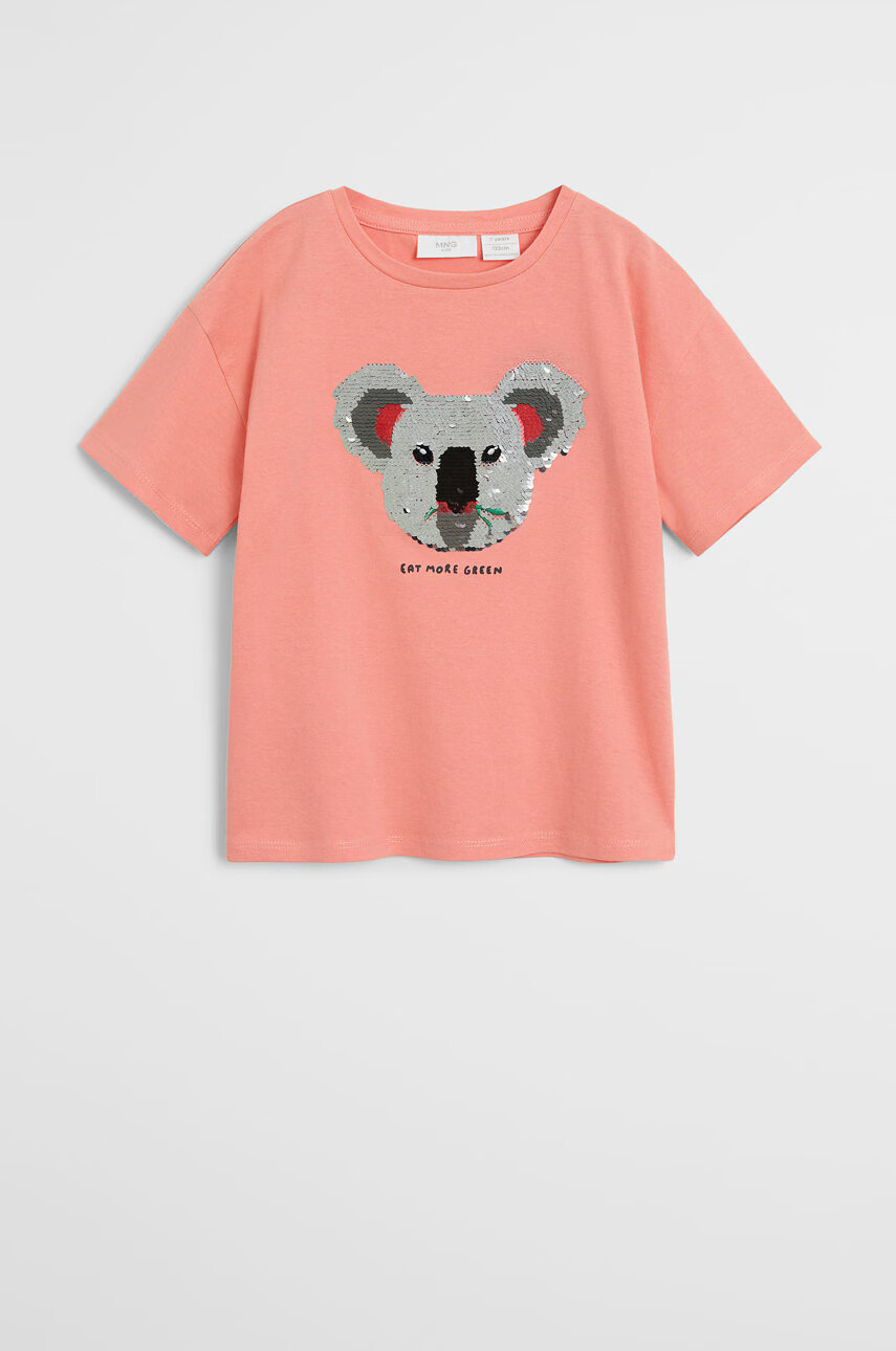 Mango Kids Детска тениска Wild 110-164 cm - Pepit.bg