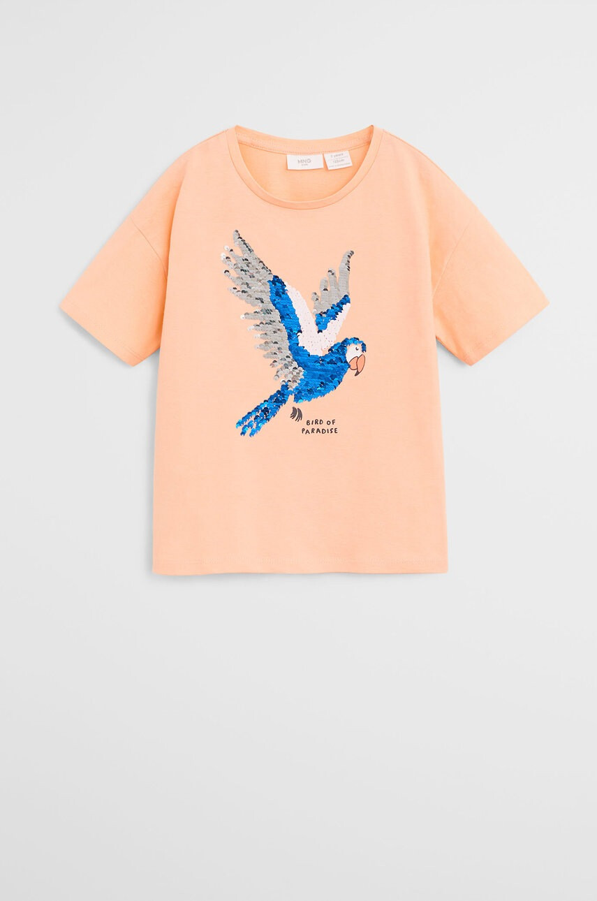 Mango Kids Детска тениска Wild 110-164 cm - Pepit.bg