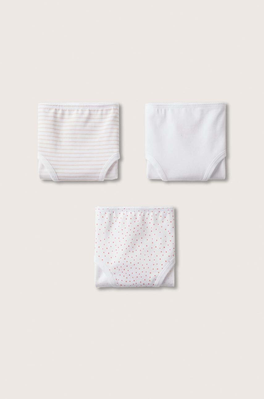 Mango Kids Детски бикини Rose (3 чифта) - Pepit.bg