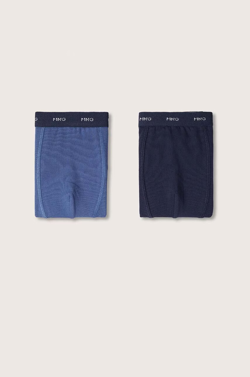Mango Kids Детски боксерки Azul (2 чифта) - Pepit.bg