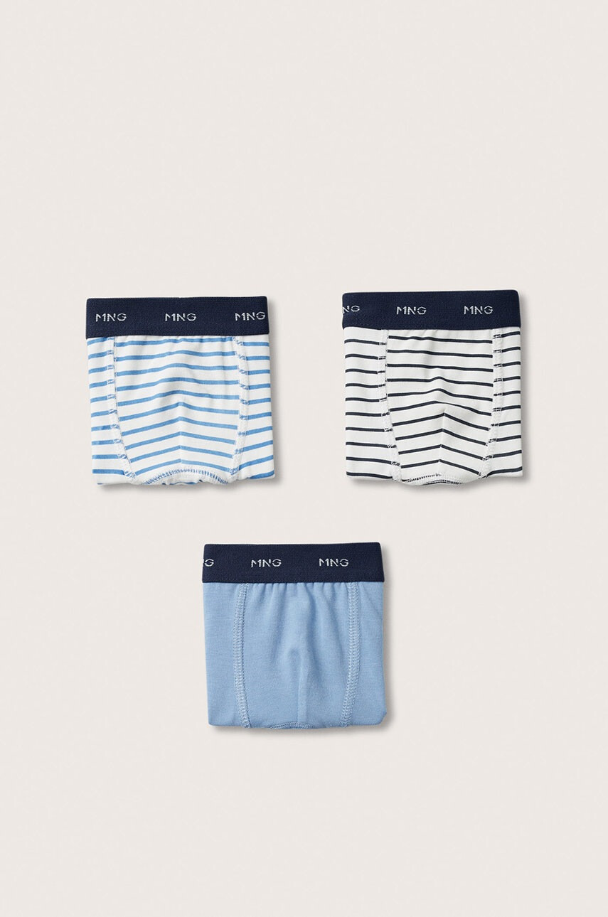 Mango Kids Детски боксерки Stripesb (3 чифта) - Pepit.bg