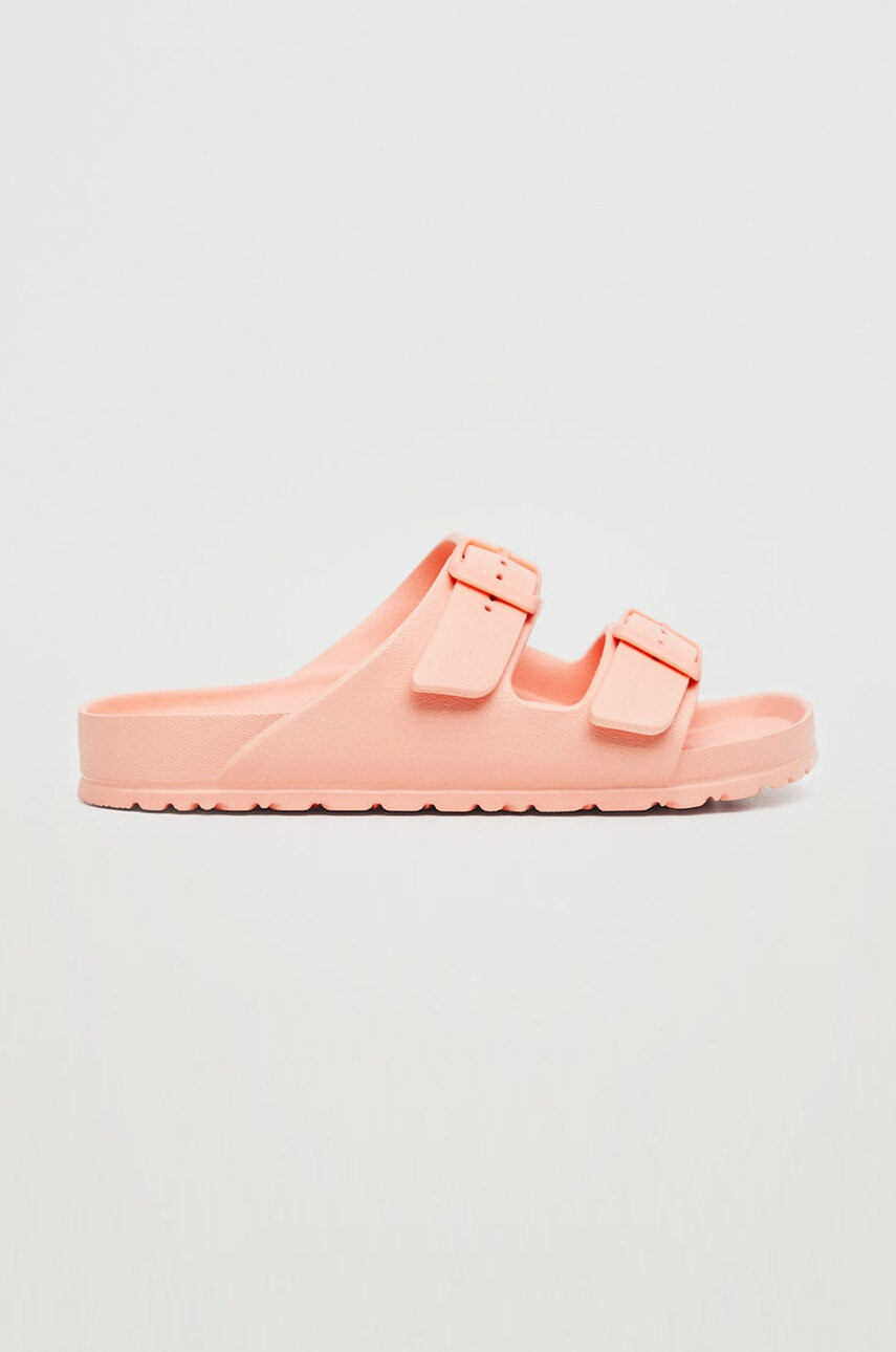 Mango Kids Детски чехли Paut в оранжево - Pepit.bg