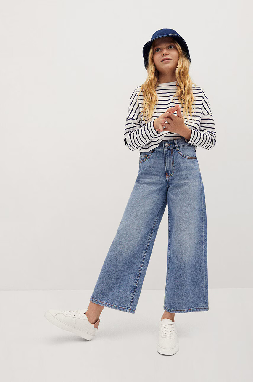 Mango Kids Детски дънки CULOTTE8 - Pepit.bg