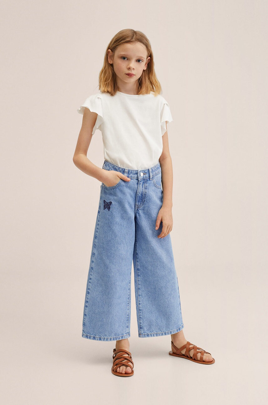 Mango Kids Детски дънки Mariposa - Pepit.bg
