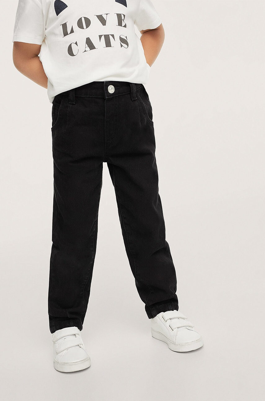 Mango Kids Детски дънки Slouchy - Pepit.bg