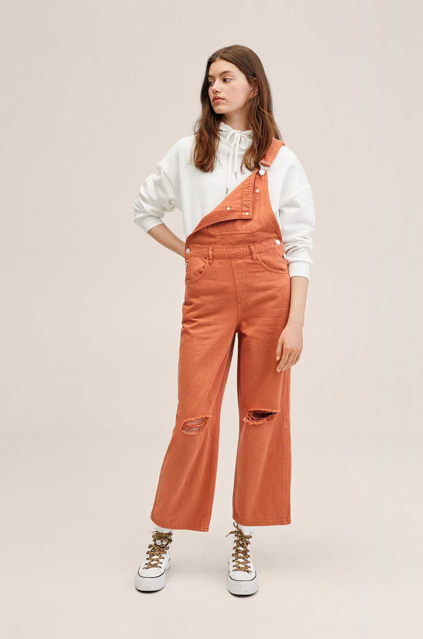 Mango Kids Детски дънков гащеризон - Pepit.bg