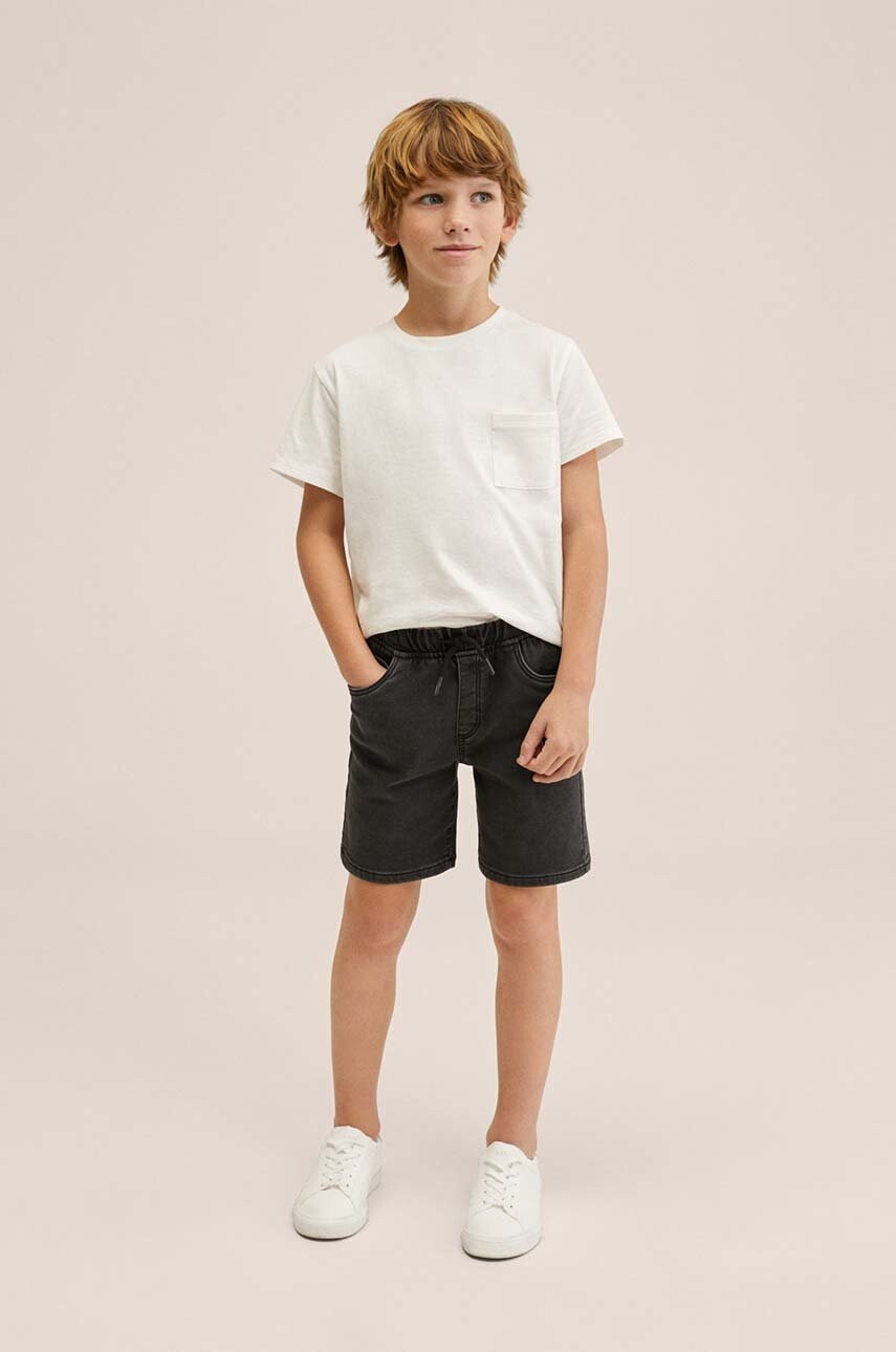 Mango Kids Детски дънков къс панталон - Pepit.bg
