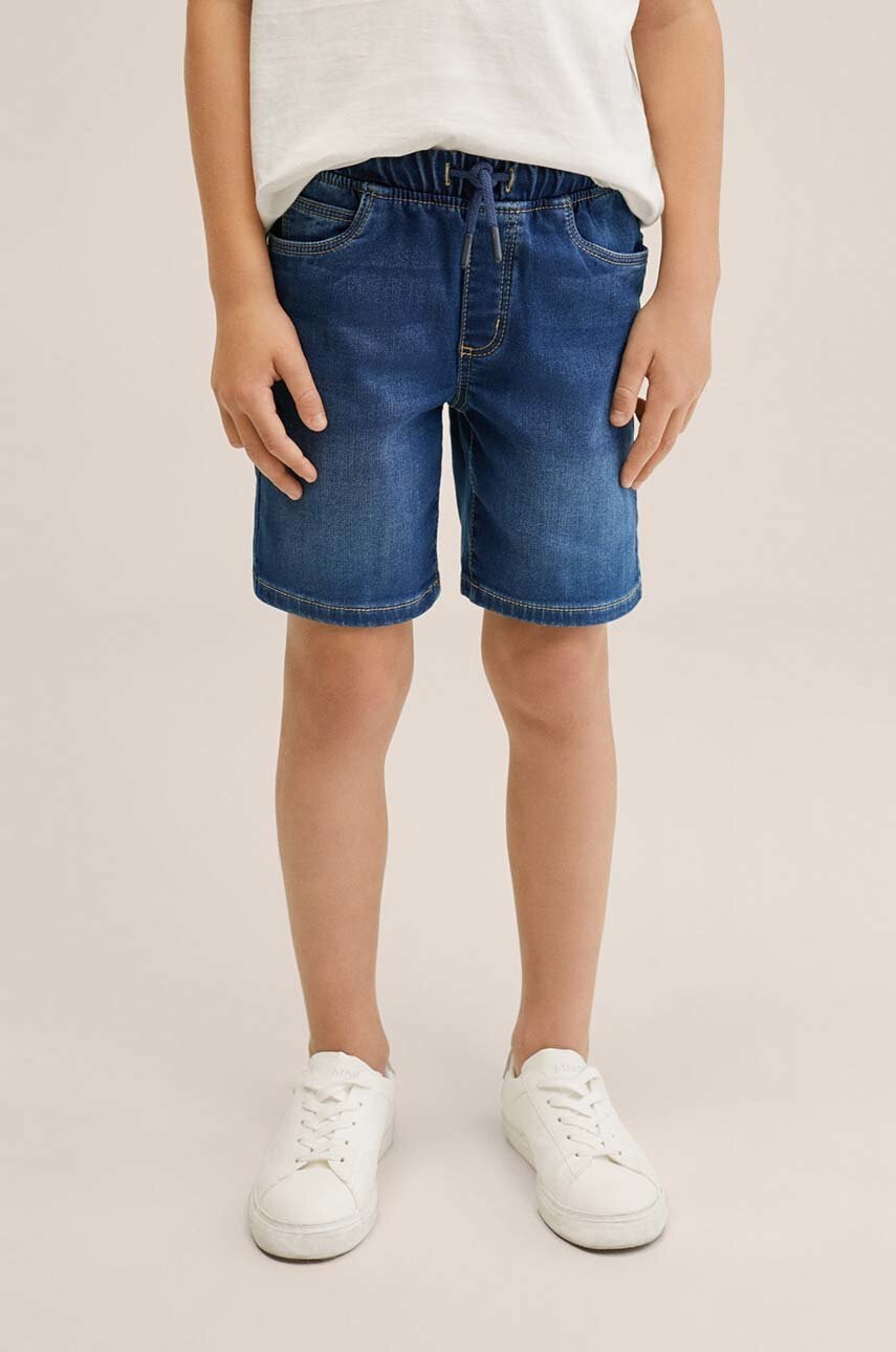 Mango Kids Детски дънков къс панталон - Pepit.bg
