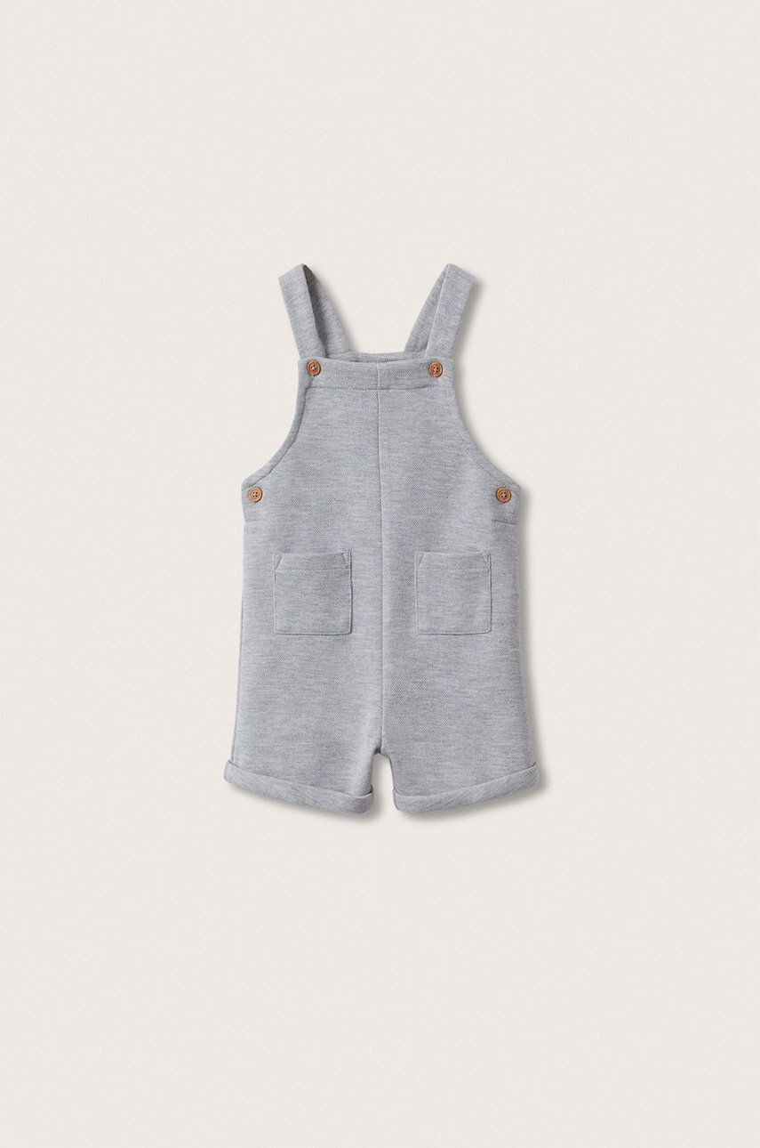 Mango Kids Детски гащеризон Elias в сиво - Pepit.bg