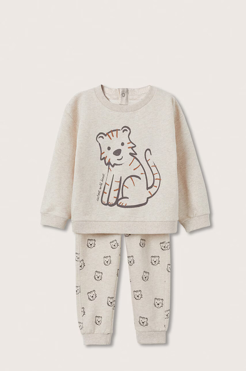 Mango Kids Детски комплект в бежово - Pepit.bg