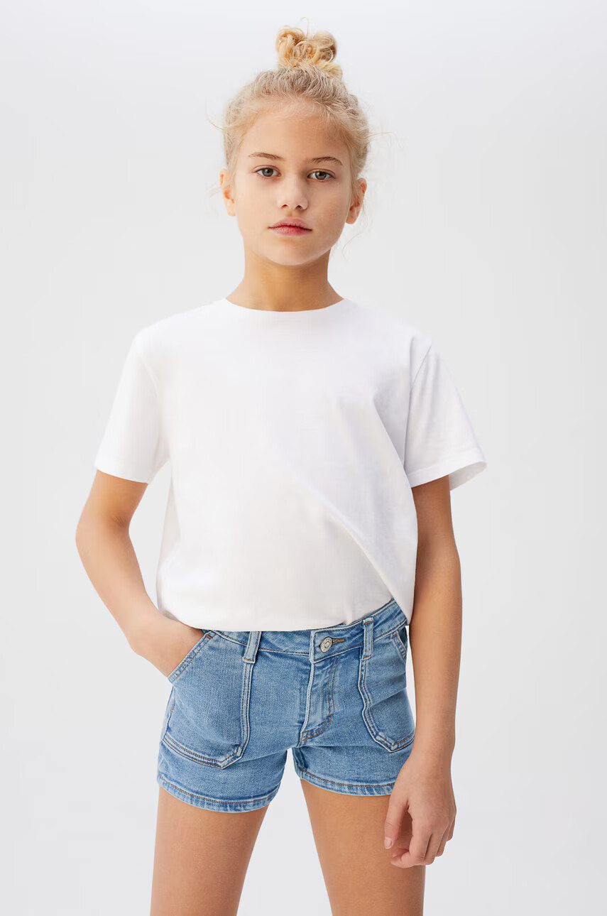 Mango Kids Детски къси панталони Candy 110-164 cm - Pepit.bg