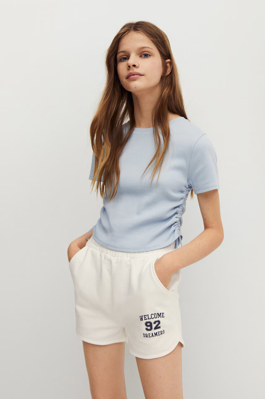 Mango Kids Детски къси панталони College - Pepit.bg