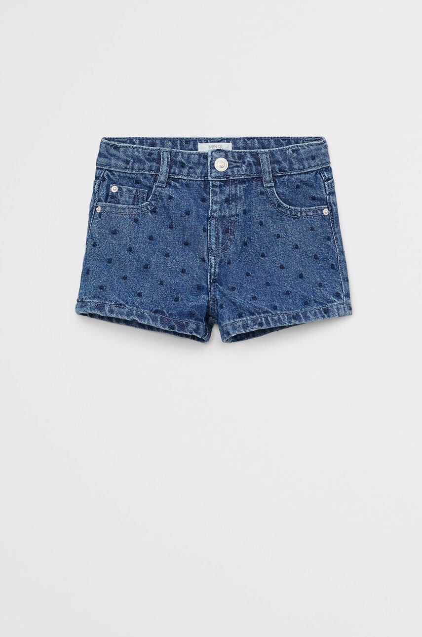 Mango Kids Детски къси панталони Dots 80-104 cm - Pepit.bg