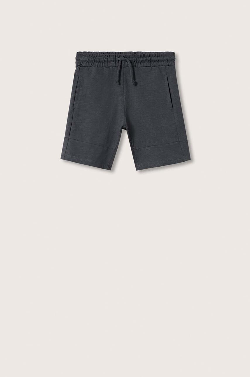 Mango Kids Детски къси панталони Slub - Pepit.bg