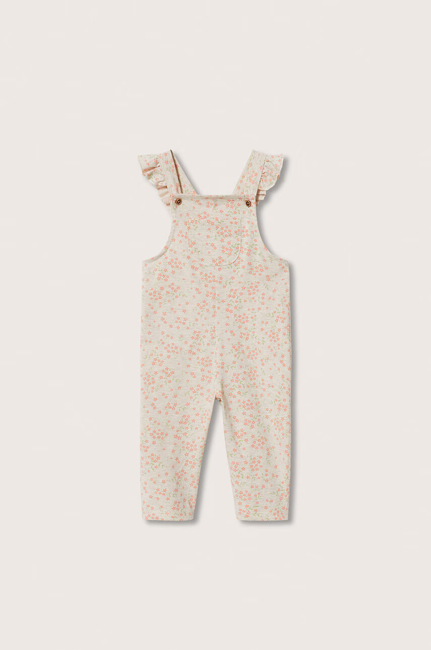 Mango Kids Детски памучен гащеризон - Pepit.bg