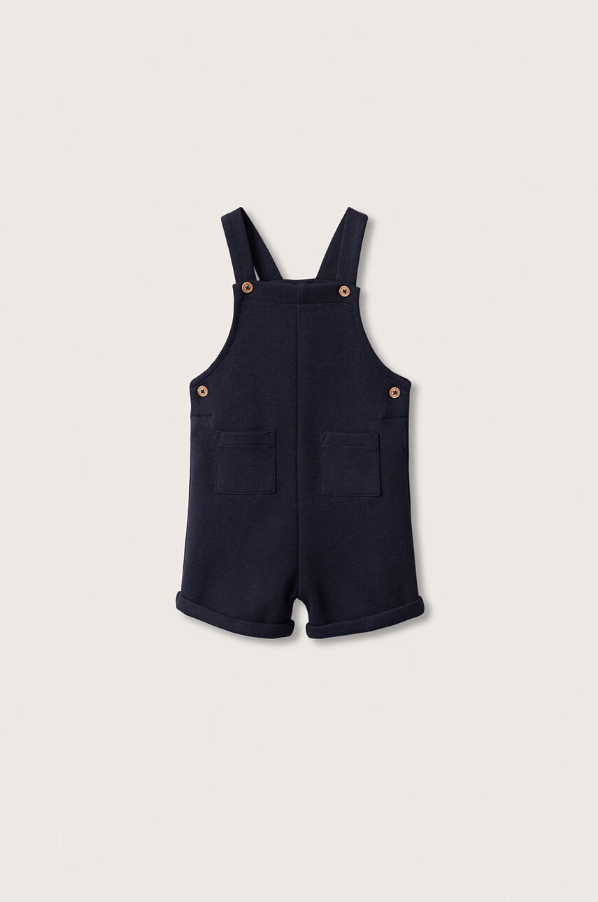 Mango Kids Детски памучен гащеризон Elias - Pepit.bg