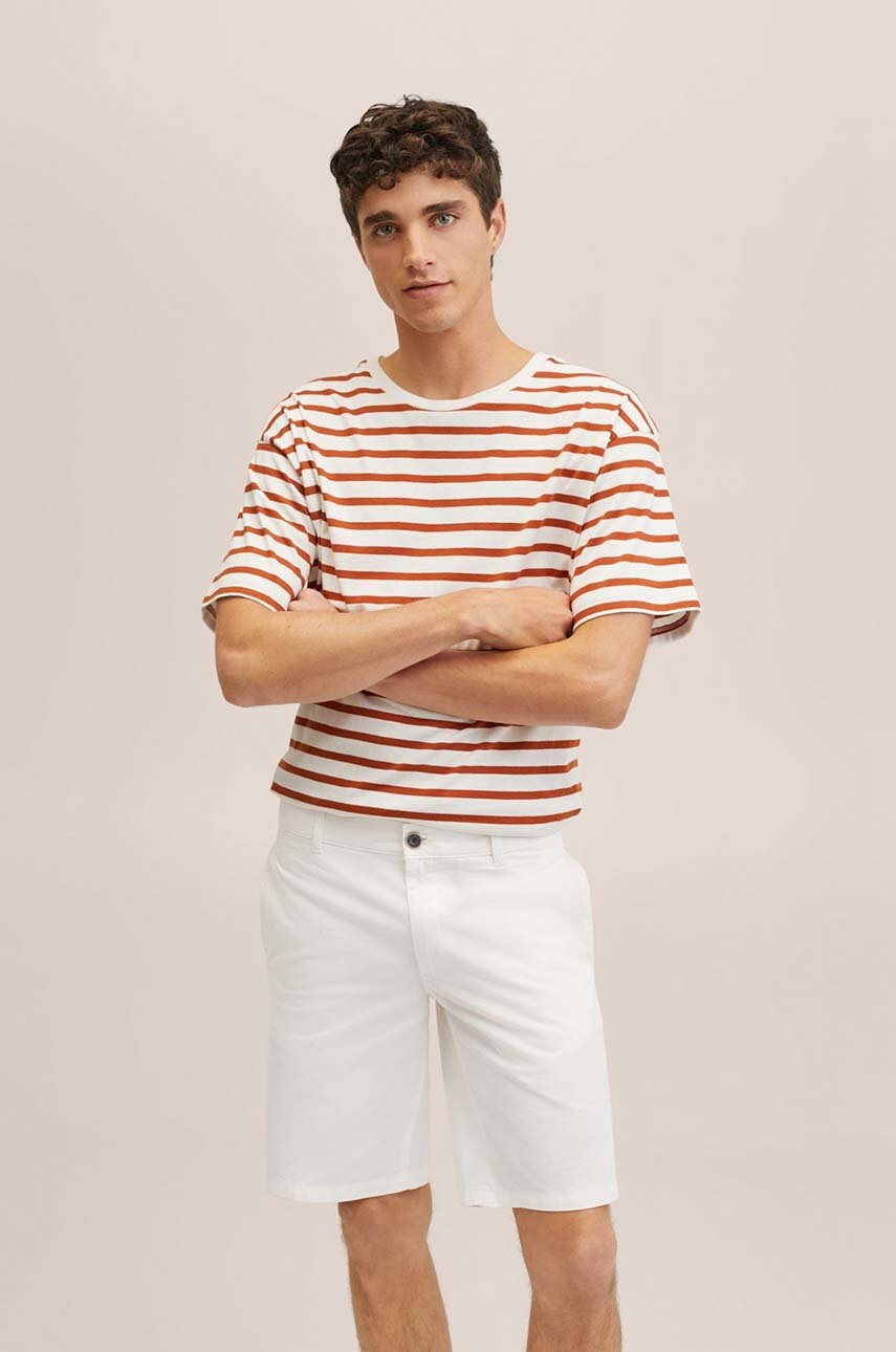 Mango Kids Детски памучен къс панталон Oris - Pepit.bg