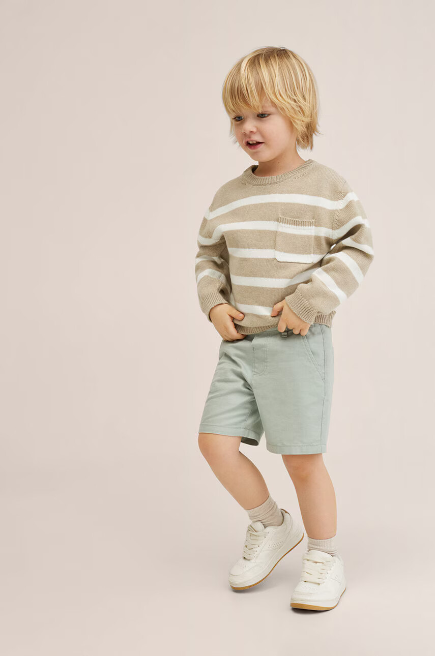Mango Kids Детски памучен пуловер Cooper - Pepit.bg