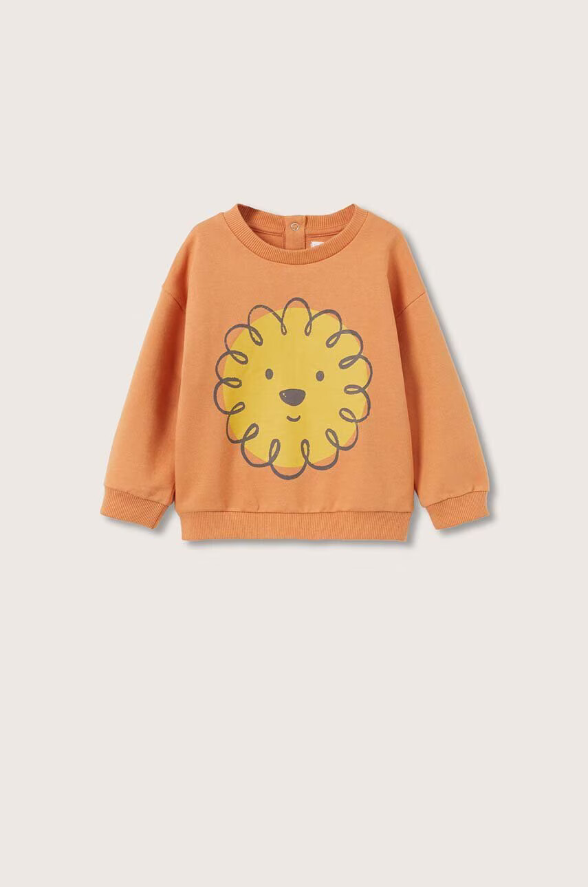 Mango Kids Детски памучен суичър - Pepit.bg