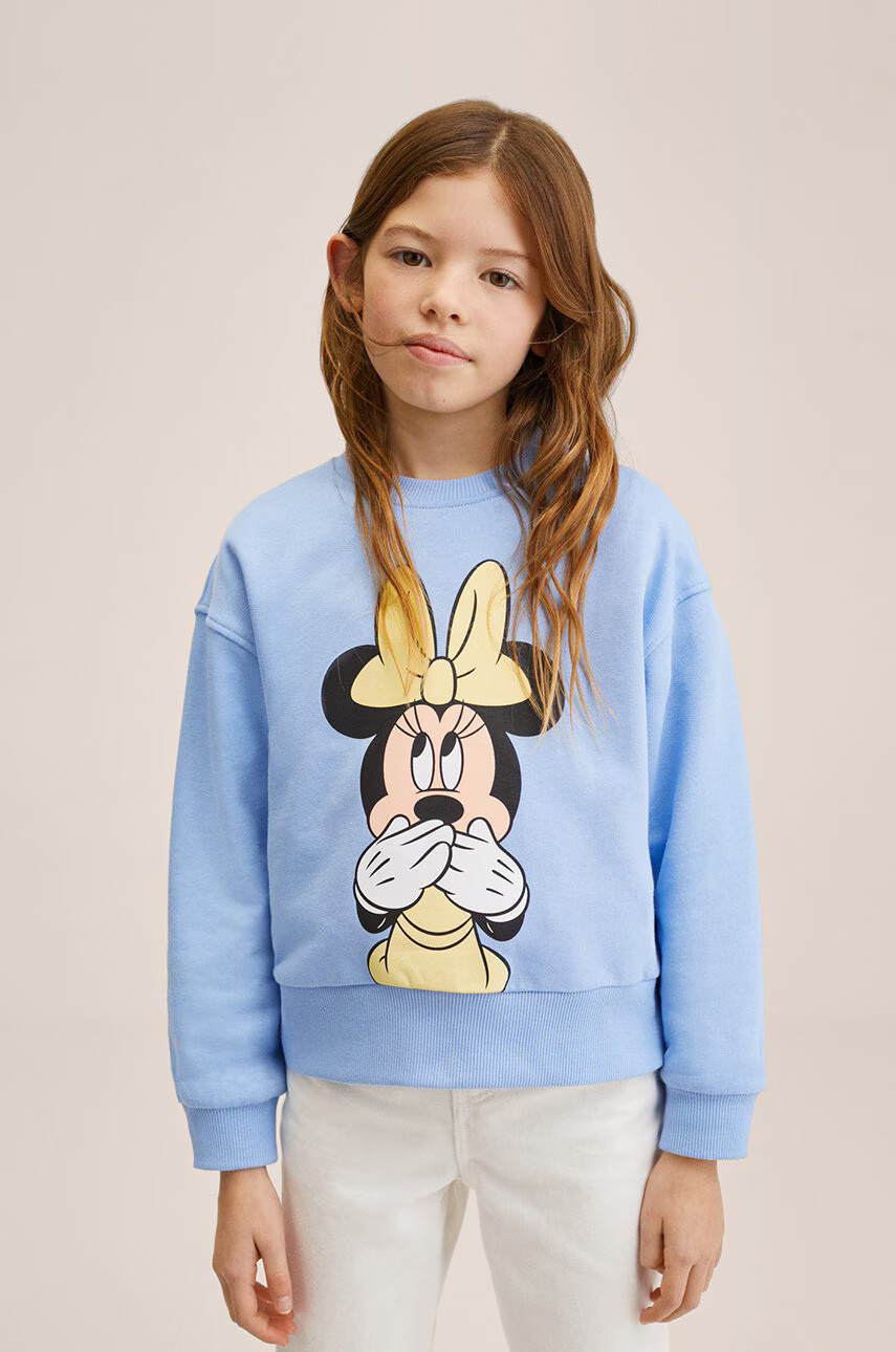 Mango Kids Детски памучен суичър - Pepit.bg