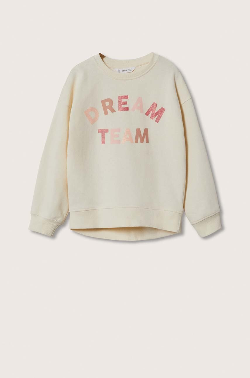 Mango Kids Детски памучен суичър - Pepit.bg
