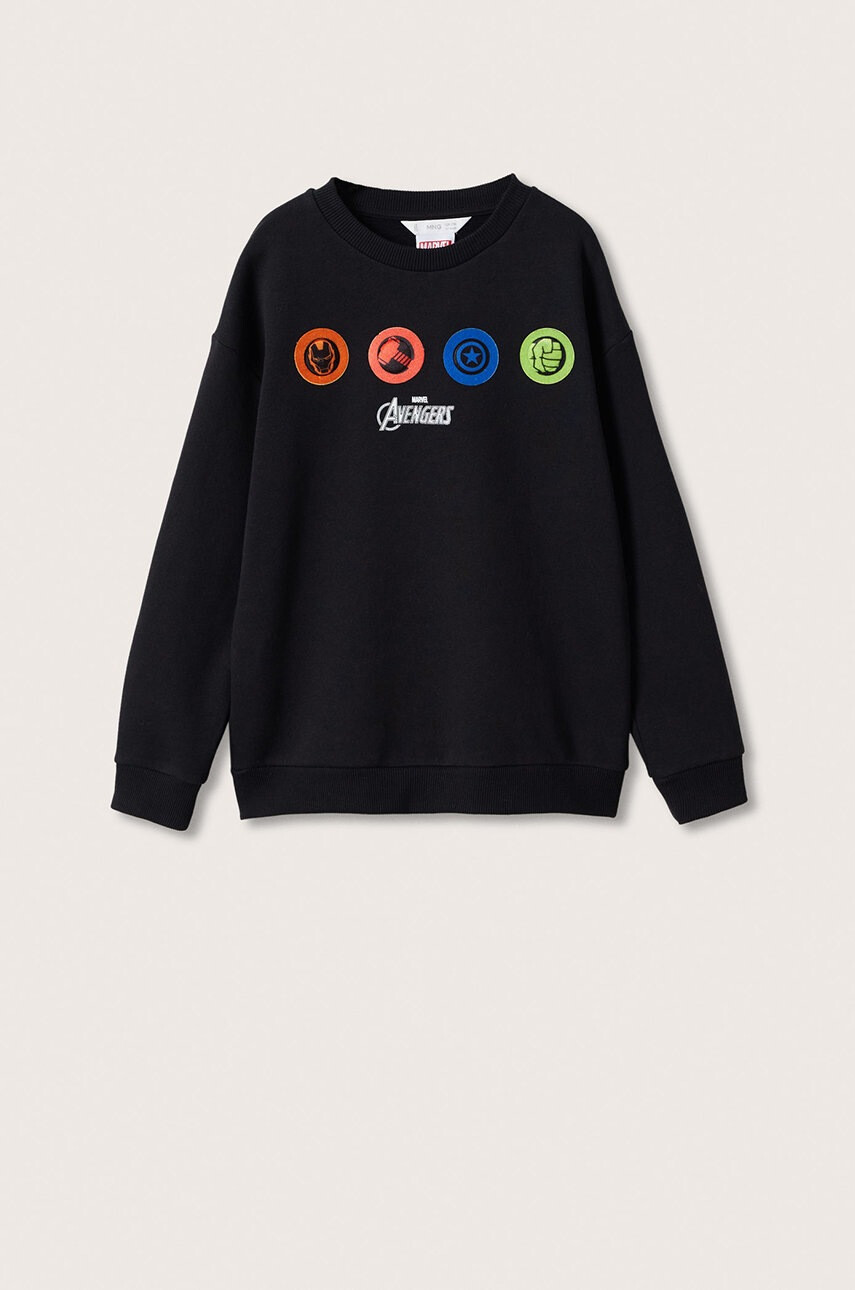 Mango Kids Детски памучен суичър Aven - Pepit.bg