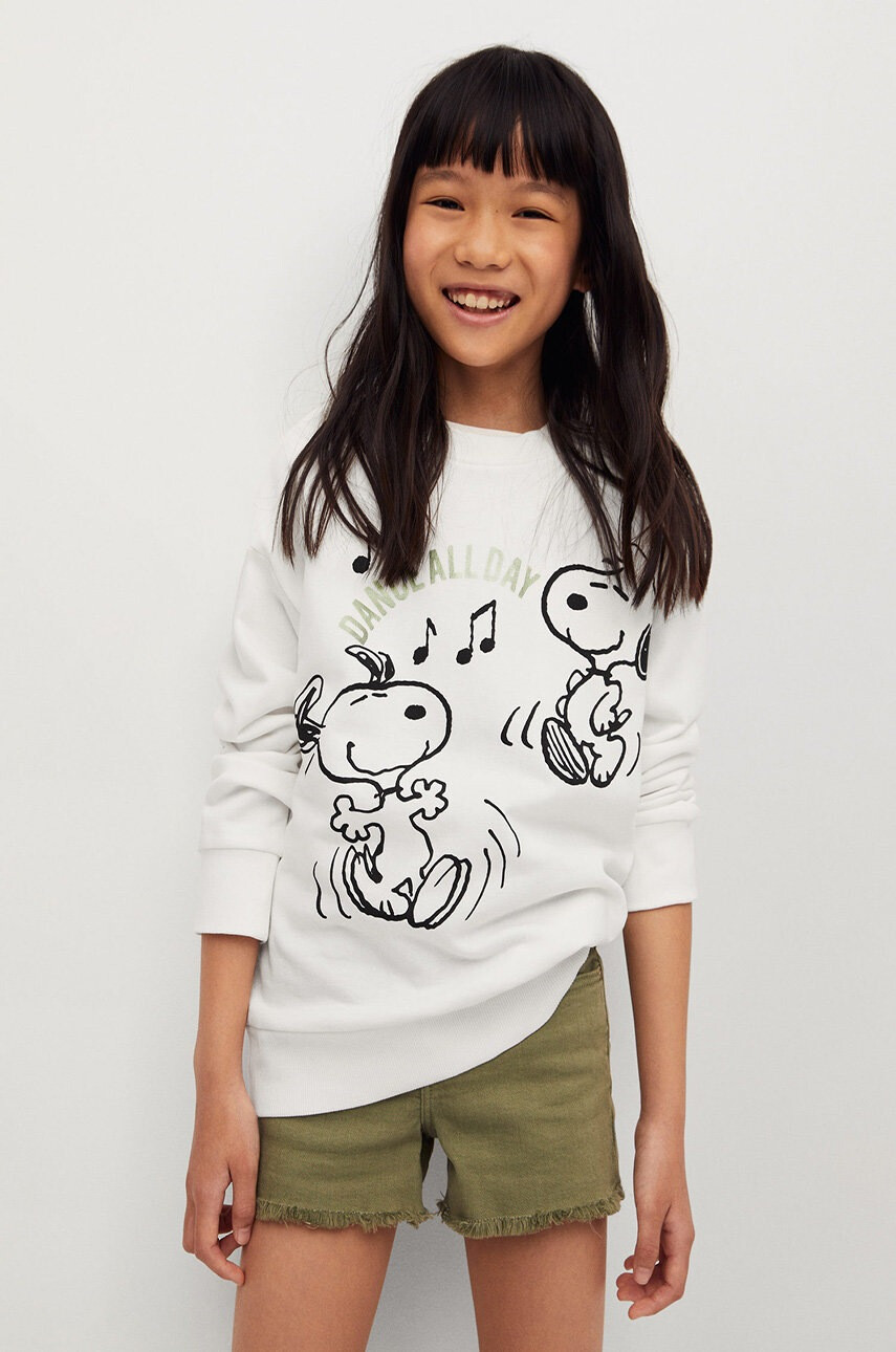 Mango Kids Детски памучен суичър Helmut-I 116-164 cm - Pepit.bg