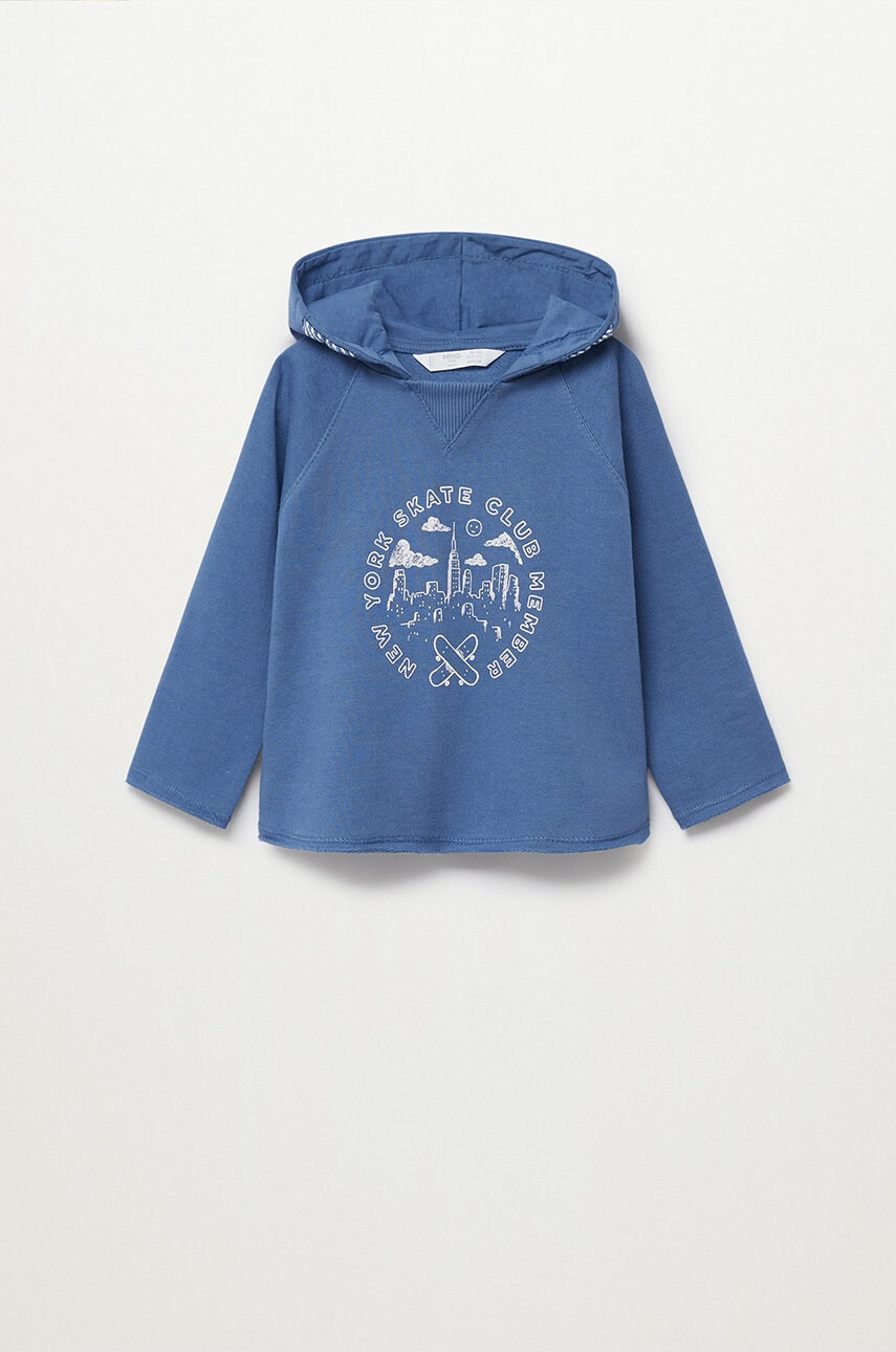 Mango Kids Детски памучен суичър Matt 80-104 cm - Pepit.bg