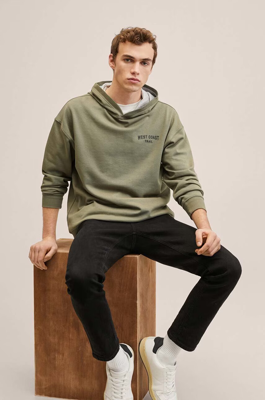 Mango Kids Детски памучен суичър Phoenix - Pepit.bg