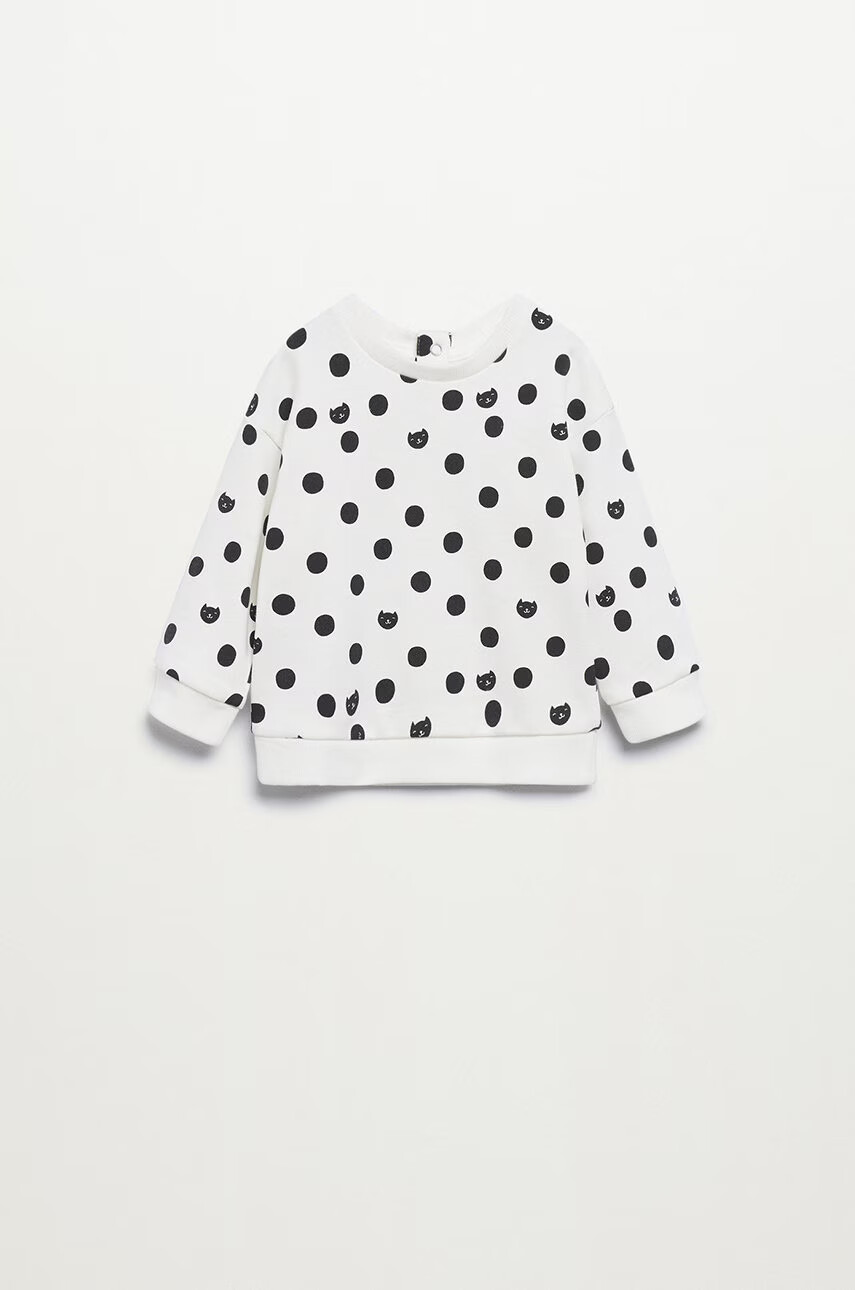Mango Kids Детски памучен суичър Topi - Pepit.bg
