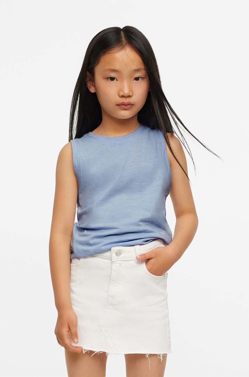 Mango Kids Детски памучен топ Bandini - Pepit.bg
