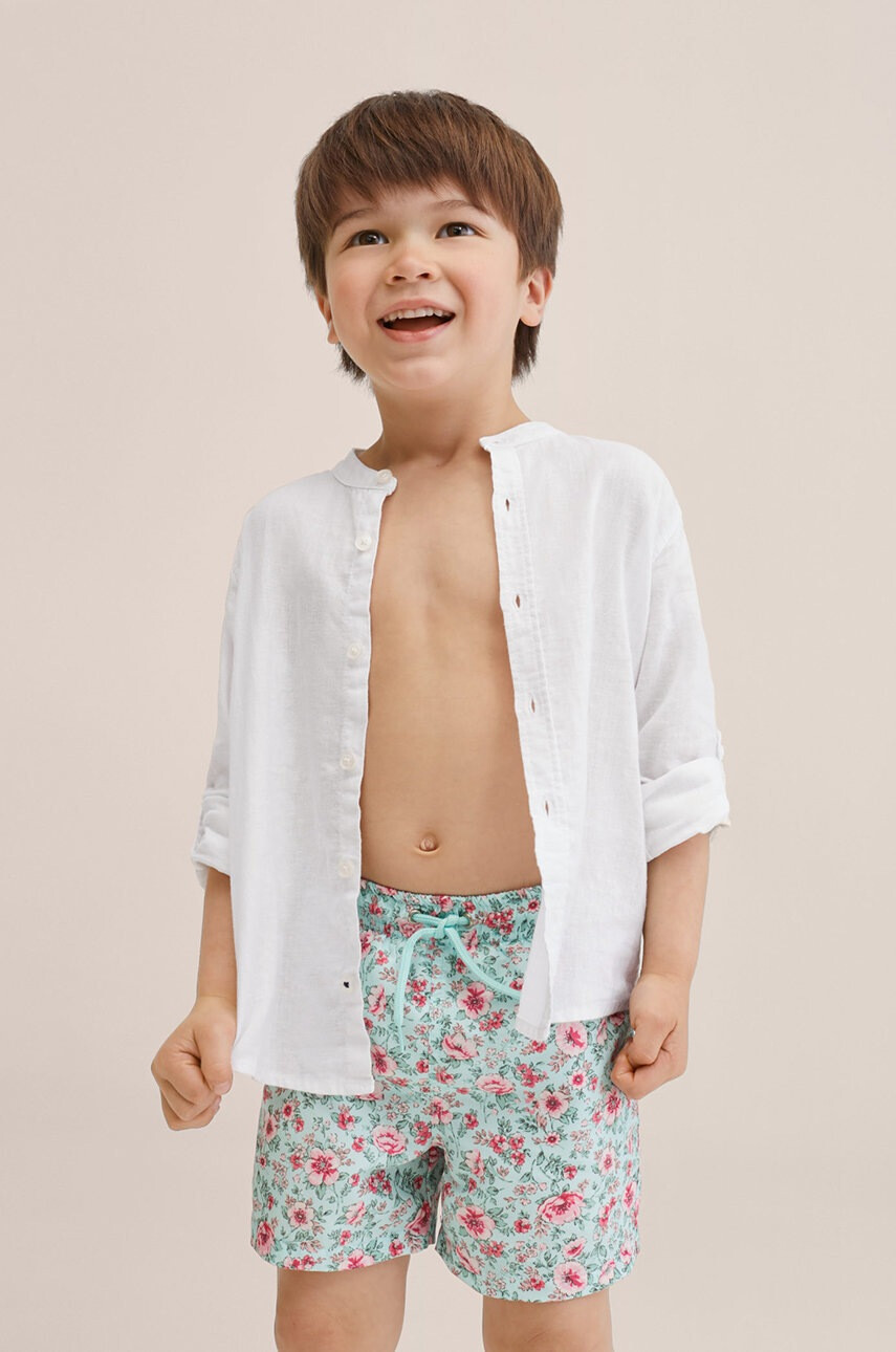 Mango Kids Детски плувни шорти Hawaibb - Pepit.bg