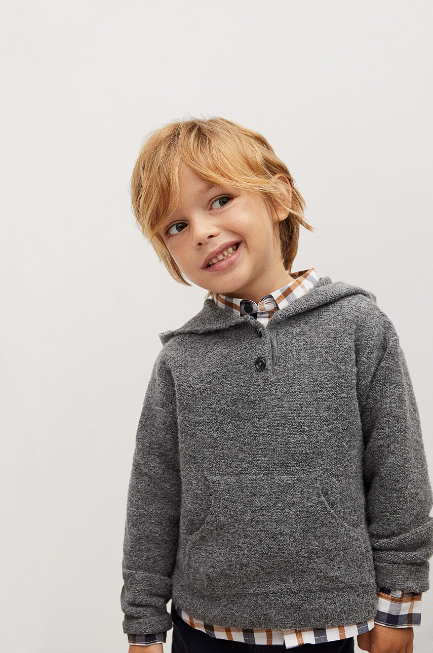 Mango Kids Детски пуловер CHARLIE - Pepit.bg