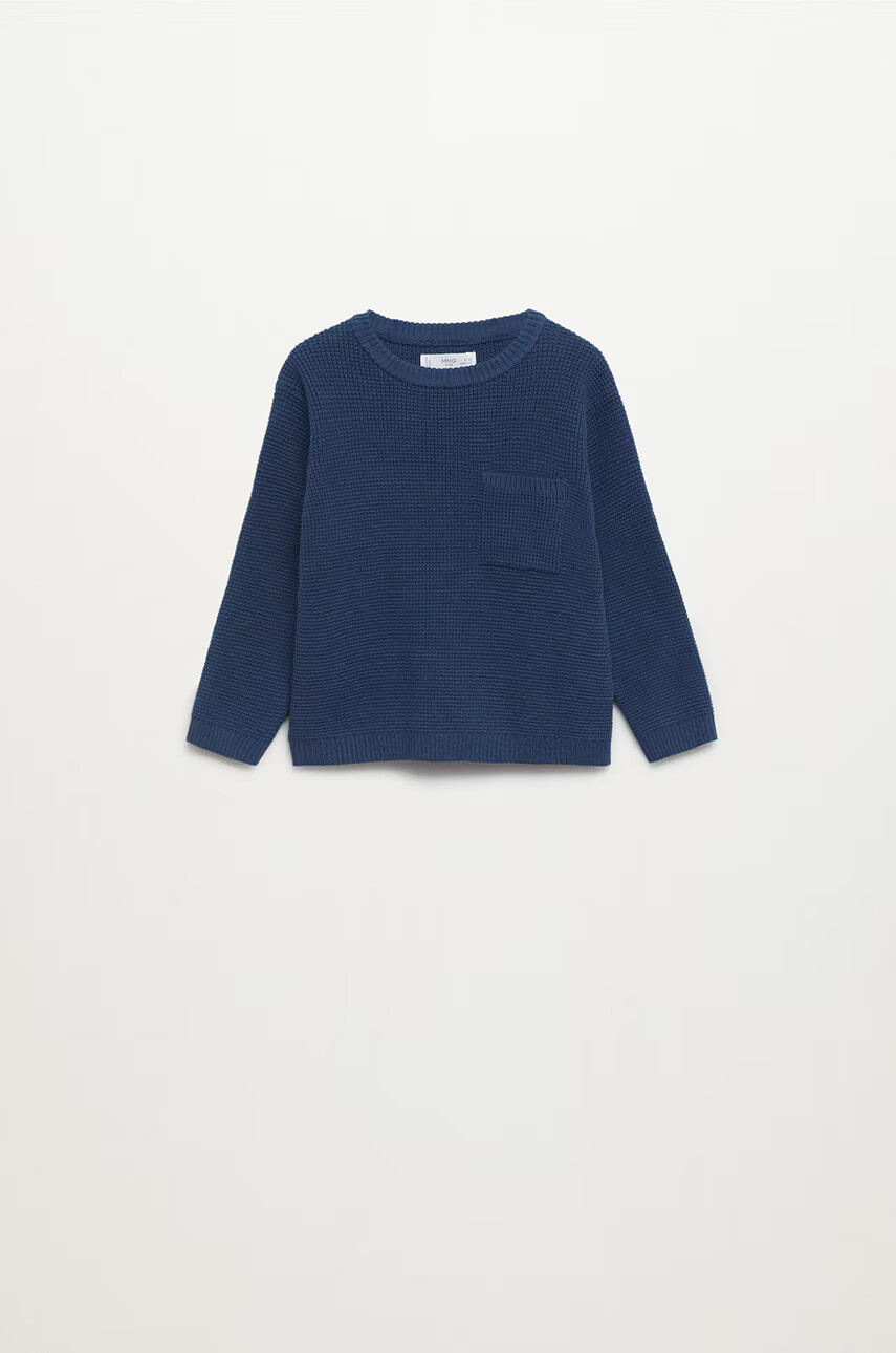 Mango Kids Детски пуловер Goodfyb от лека материя - Pepit.bg