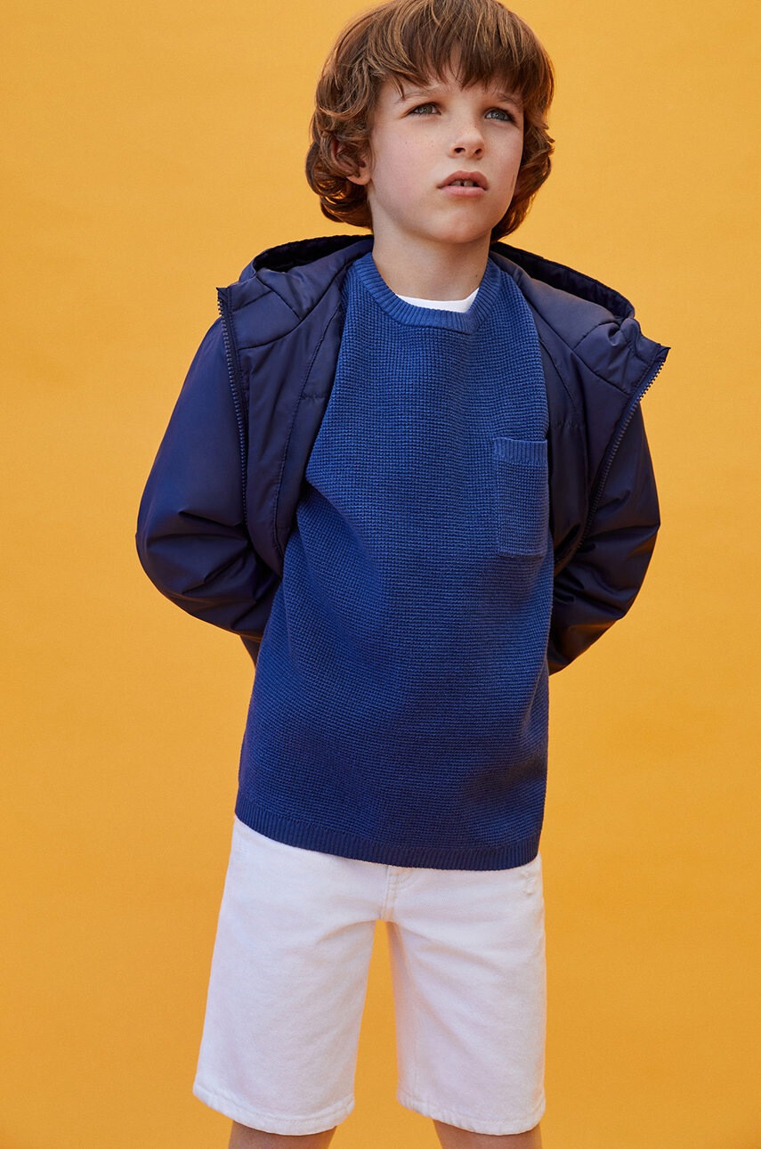 Mango Kids Детски пуловер Goofy от лека материя - Pepit.bg