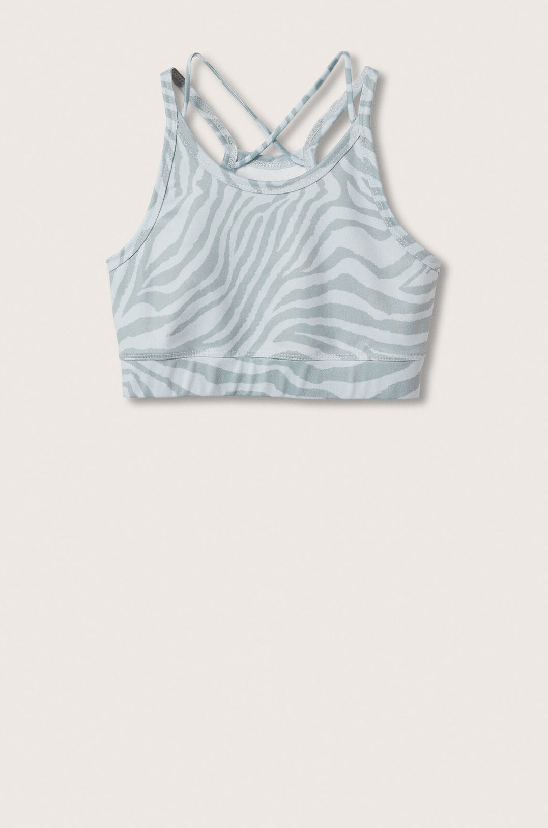 Mango Kids Детски спортен сутиен Zebrat - Pepit.bg